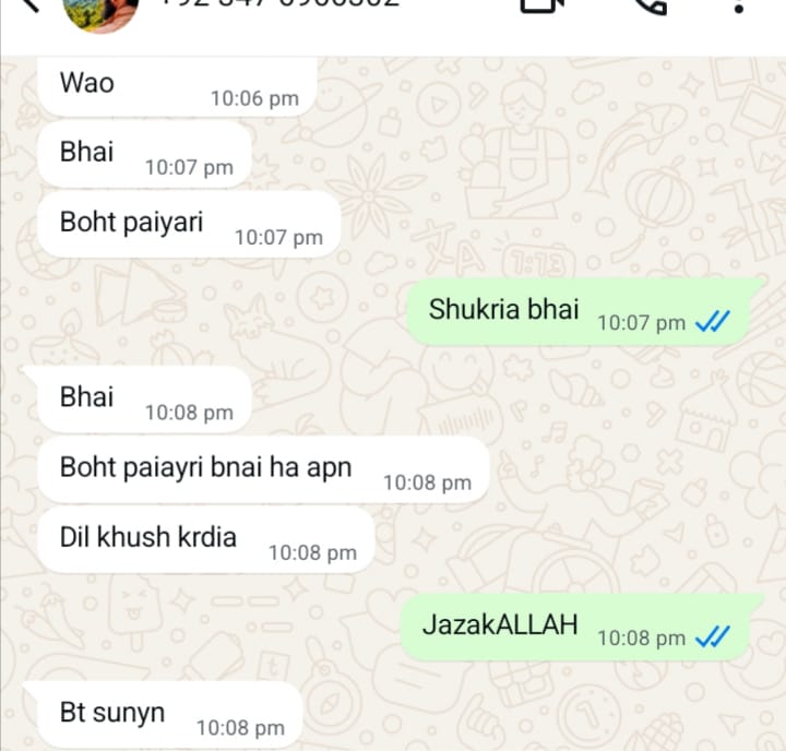 Client feedback 3